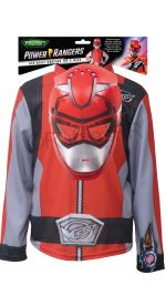 Top et Masque Power Ranger Beast Morphers Rouge