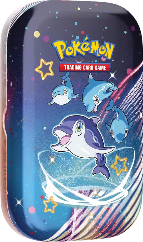 Mini-boîte Pokémon Paldea Sfavillante – Espathra Et Ampharos, 2 Boosters, Autocollants Et Carte Exclusive, édition Italienne