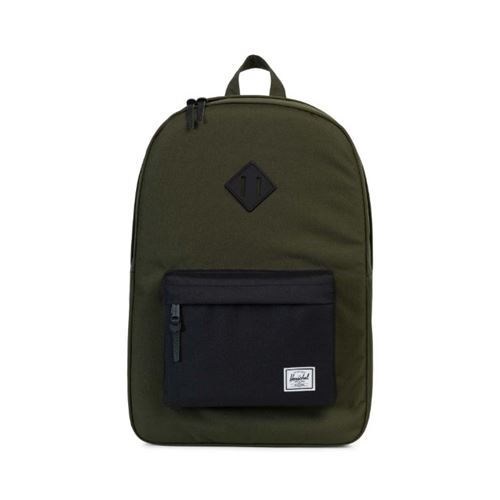 Sac à dos Herschel Heritage 21,5 L Vert kaki et Noir
