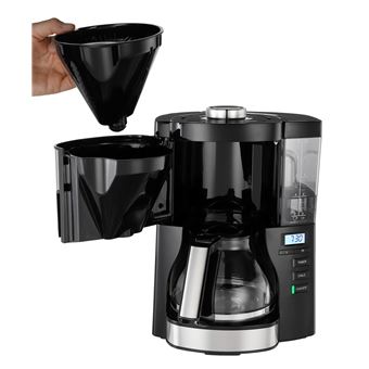 Cafetière Melitta Look V Timer 1025-08 1080 W Noir et gris