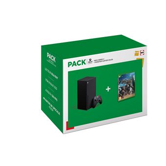 Pack Fnac Console Xbox Series X Noir + Monster Hunter Wilds