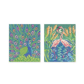 Kit créatif Janod Peinture au numéro Oiseaux Fabuleux