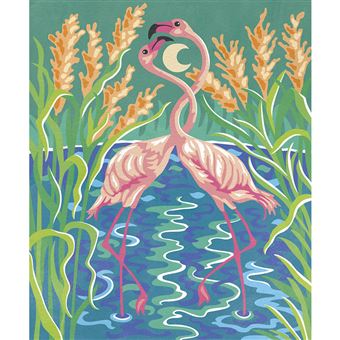 Kit créatif Janod Peinture au numéro Oiseaux Fabuleux