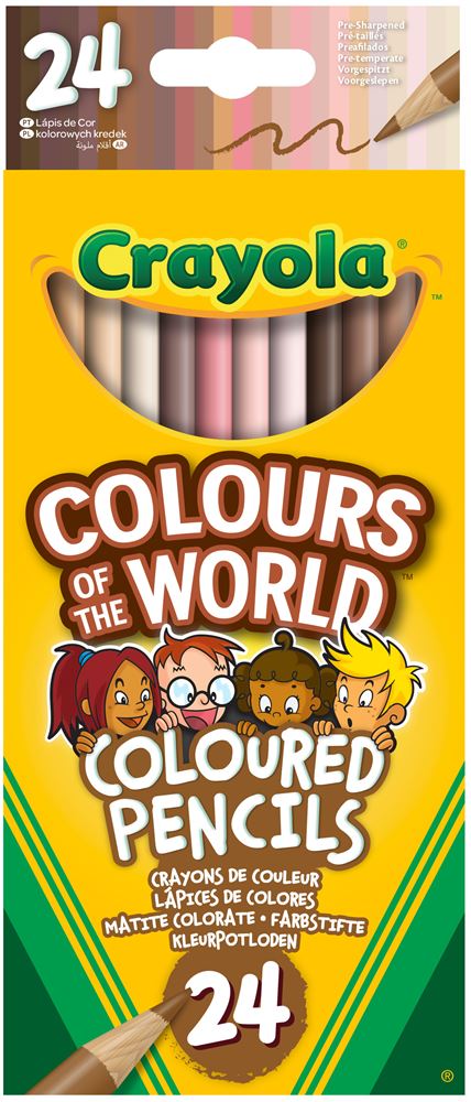 Crayon De Couleur Rose Crayola - Étiquette à Bagage Originale - Neuf