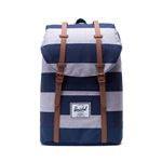 Sac à dos Herschel Retreat Border Stripe 30,48 cm Gris et Bleu