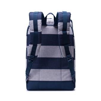 Sac à dos Herschel Retreat Border Stripe 30,48 cm Gris et Bleu