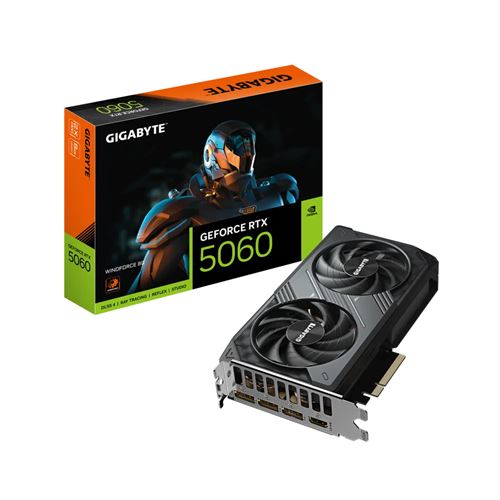 Carte graphique Gigabyte Nvidia GeForce RTX 5060 WINDFORCE 8G