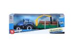 Collection ferme Bburago Tracteur New Holland avec remorque 1:43 Modèle aléatoire