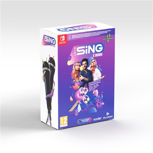 Pochette avant du jeu Let's Sing 2024 2 Micro Edition Spéciale Nintendo Switch