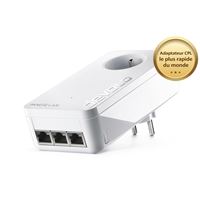 Adaptateur CPL Devolo Magic 2 LAN triple 3 ports Ethernet Blanc