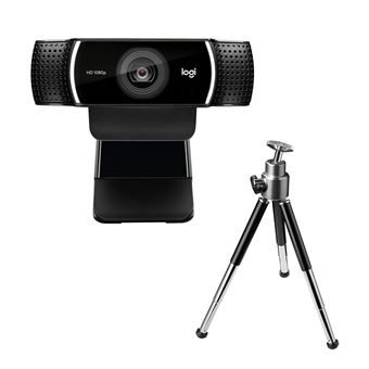 Webcam microphone stéréo intégré Logitech C9222 Pro Full HD Noir - Fnac.ch  - Webcam