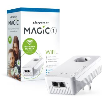 devolo Magic 1 WiFi - Pont - HomeGrid - Wi-Fi 5 - Bi-bande - Branchement mural