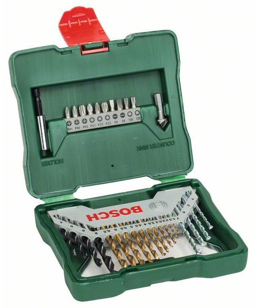 Coffret De Mèches Titanium Bosch 2607019324 X-Line 30 Pièces