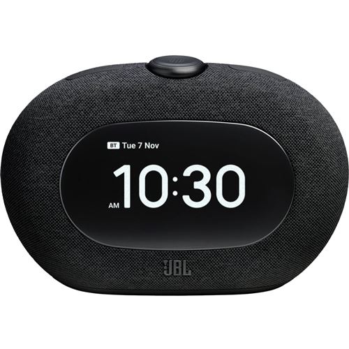 Enceinte Radio Réveil Bluetooth JBL Horizon 3 Noir Avec Dab/Dab+/Fm
