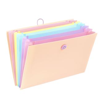 Trieur extensible Viquel Rainbow Pastel 8 compartiments Modèle aléatoire