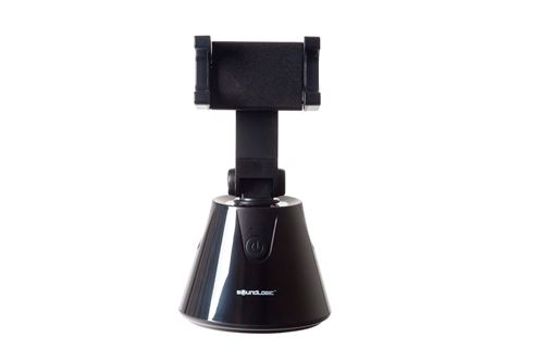 Support pour Vlog Soundlogic avec suivi automatique pour téléphone Noir