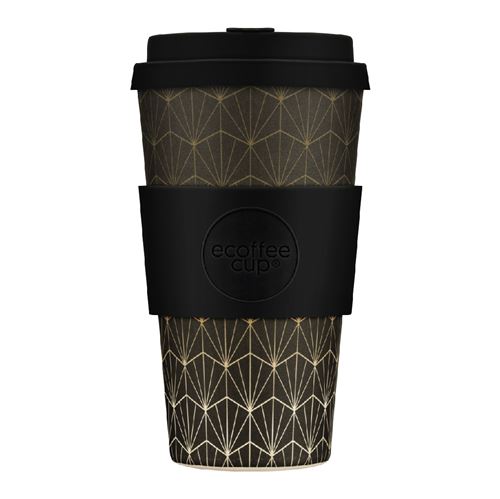 Gobelet Ecoffee Cup Grand Rex 475 ml Noir et Vert
