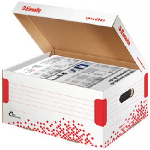 Esselte Conteneur d'archives à couvercle SPEEDBOX, Taille: L