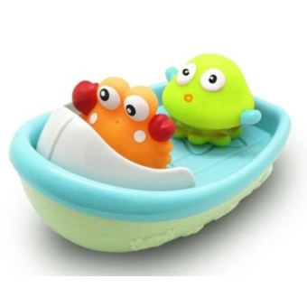 Jeu de bain pour enfant Escabbo Bateau avec 2 aspergeurs