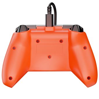 Manette filaire Turtle Beach Rematch Core Camo Noir fantôme et Orange pour Xbox Series XS Xbox One et PC