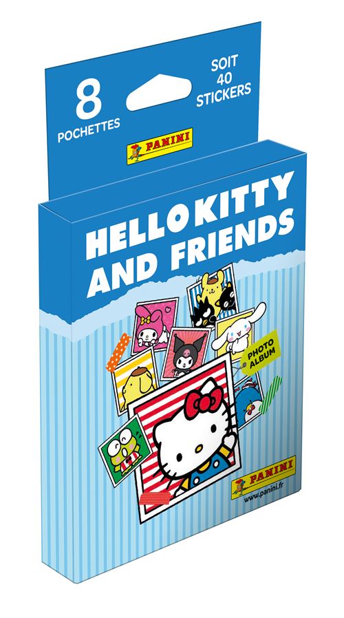 HELLO KITTY STICKERS Blister 8 pochettes