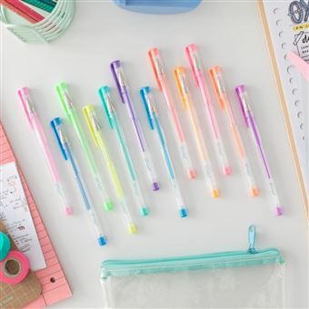 Set 12 stylos de couleurs Mr. Wonderful Happiness