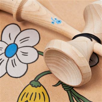 Jeu de plein air Krom Kendama Jody Barton Flowers