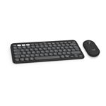 Ensemble clavier Azerty et souris sans fil Bluetooth Logitech Pebble 2 Combo pour Mac Graphite