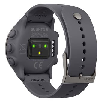 Montre connect e Suunto 5 Peak Dark heather avec bracelet silicone