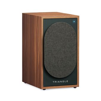 Enceinte connectée HiFi sans fil Bluetooth Borea BR02 BT Chêne Vert Vendue par paire