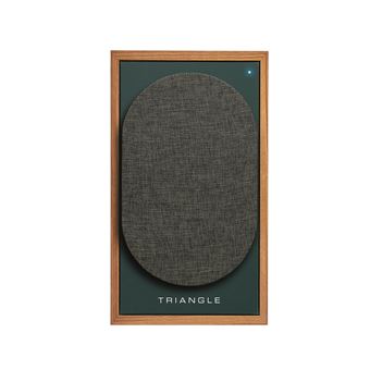 Enceinte connectée HiFi sans fil Bluetooth Borea BR02 BT Chêne Vert Vendue par paire