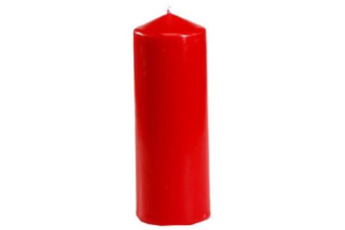 Papstar stumpenkerze, durchmesser 60 mm, creme - par 1 - bougies, papstar 13606
