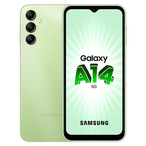 Smartphone Samsung Galaxy A14 6,6"" 5G Nano SIM 128 Go Vert