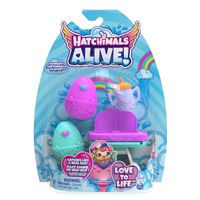 Hatchimals Alive Panier De Pâques – 6 œufs éclosion à L'eau + Accessoires, Figurines Surprise Pour Enfant Dès 5 Ans