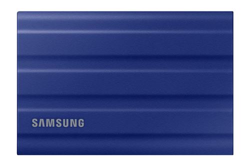 Samsung T7 Shield MU-PE1T0R - SSD - gecodeerd - 1 TB - extern (draagbaar) - USB 3.2 Gen 2 (USB-C aansluiting) - 256-bits AES - blauw