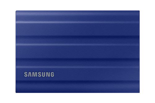 Disque SSD Externe Samsung Portable T7 Shield Mu-Pe1T0R/Eu Usb Type C 1To Bleu