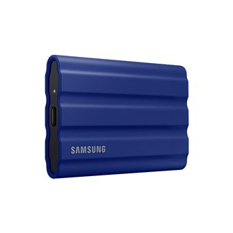 Disque SSD Externe Samsung Portable T7 Shield MU-PE1T0R/EU USB Type C 1 To Bleu