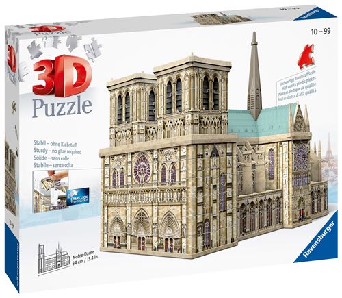Ravensburger Puzzle 3D Notre-Dame de Paris - 12523