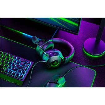 Casque PC filaire Gaming Razer Kraken V3 Hypersense Noir