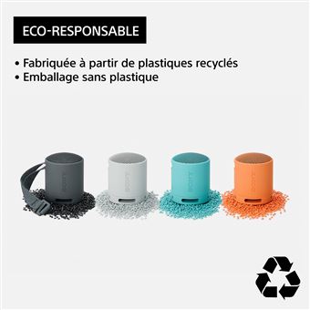 Sony SRS-XB100 - Haut-parleur - pour utilisation mobile - sans fil - Bluetooth - Contrôlé par application - bleu