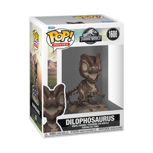 Figurine Funko Pop Movies Jurassic Park Fossil Dilophosaurus