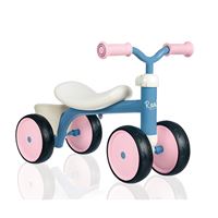 Smoby - Porteur Auto Rose - Fonction Trotteur - pour Enfant Dès 10 Mois -  Coffre à Jouets - 720524