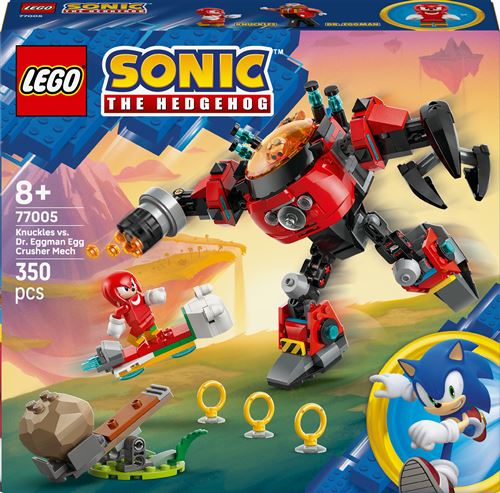 LEGO® Sonic the Hedgehog™ 77005 Knuckles contre ’Egg Crusher de Dr. Eggman