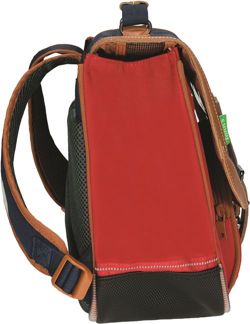 Cartable scolaire Tann's Les Bicolores Arthur 35 cm Bleu et Rouge