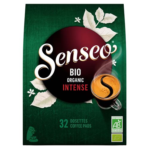 Paquet de 32 dosettes Senseo Bio Organic Intense