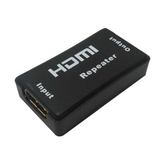 Adaptateur vidéo Lineaire Amplificateur HDMI Noir