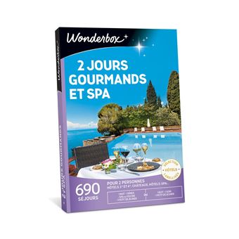 Coffret cadeau Wonderbox Escapade gourmande et spa - 1