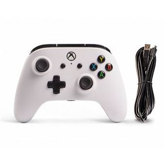 Manette Xbox One PowerA filaire Blanc