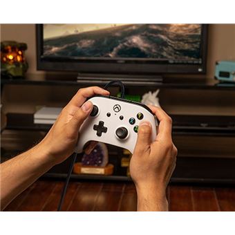 Manette Xbox One PowerA filaire Blanc