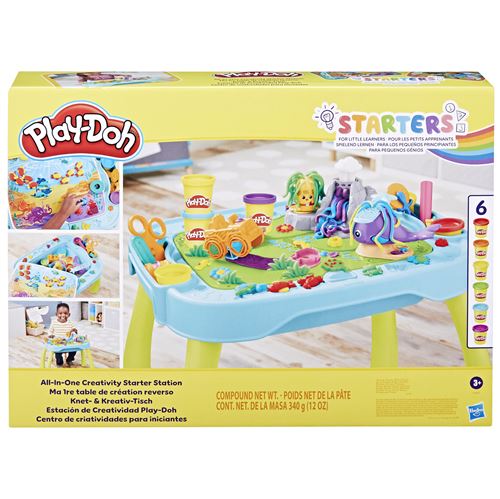 Pâte à modeler Play-Doh Ma 1re table de création reverso